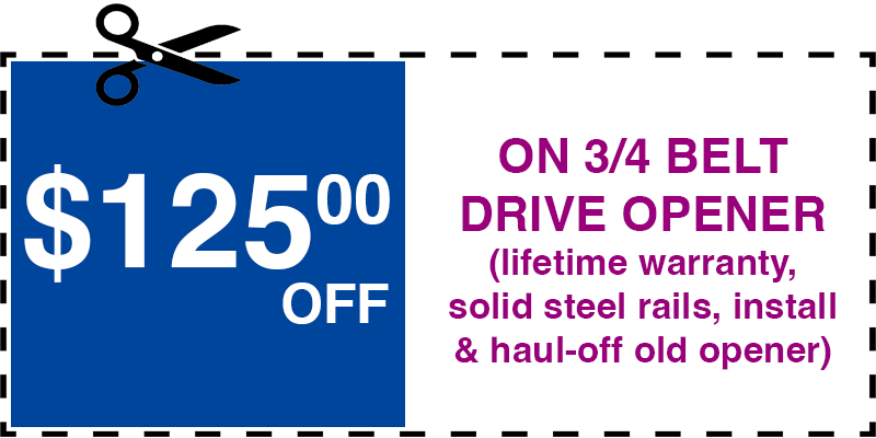 125 off garage door opener Douglaston