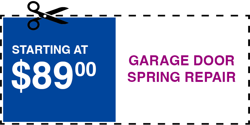 89 garage door SPRING repair Douglaston